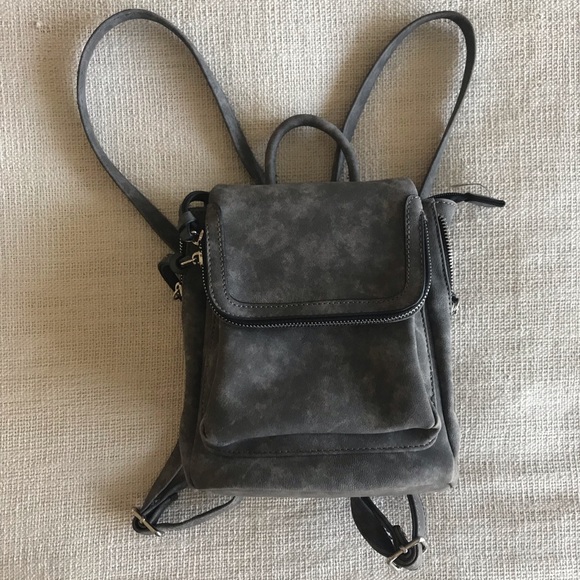 Free People Handbags - Free People Faux Suede Mini Backpack